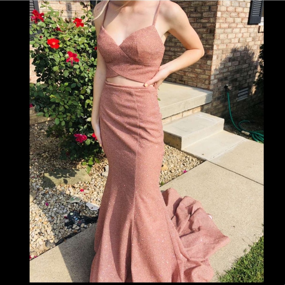 Mermaid skirt 2 piece Prom dress
